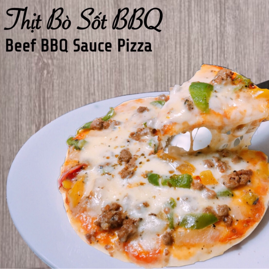 3D - Pizza Manna Thịt Bò Sốt BBQ 120gr/200gr