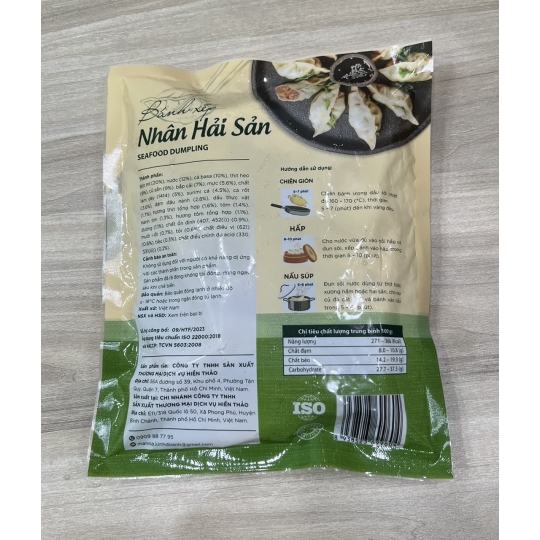 Mandu Nhân Hải Sản 350gr