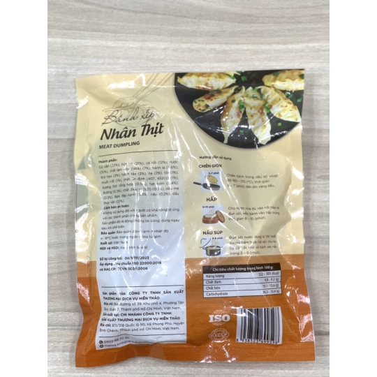 Mandu Nhân Thịt 350gr